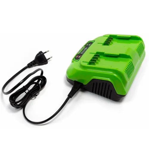 Быстрое зарядное устройство на 2 слота Greenworks G40UC8 40V 2938807 — детальное фото