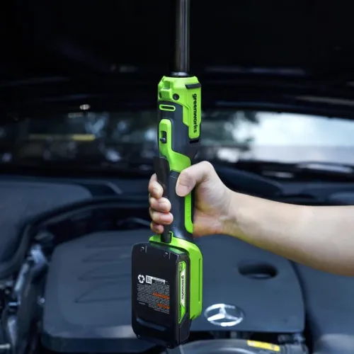 Гайковерт-трещотка удлиненная Greenworks GD24RWX 24V 3803907 (1/2) бесщеточная аккумуляторная — детальное фото