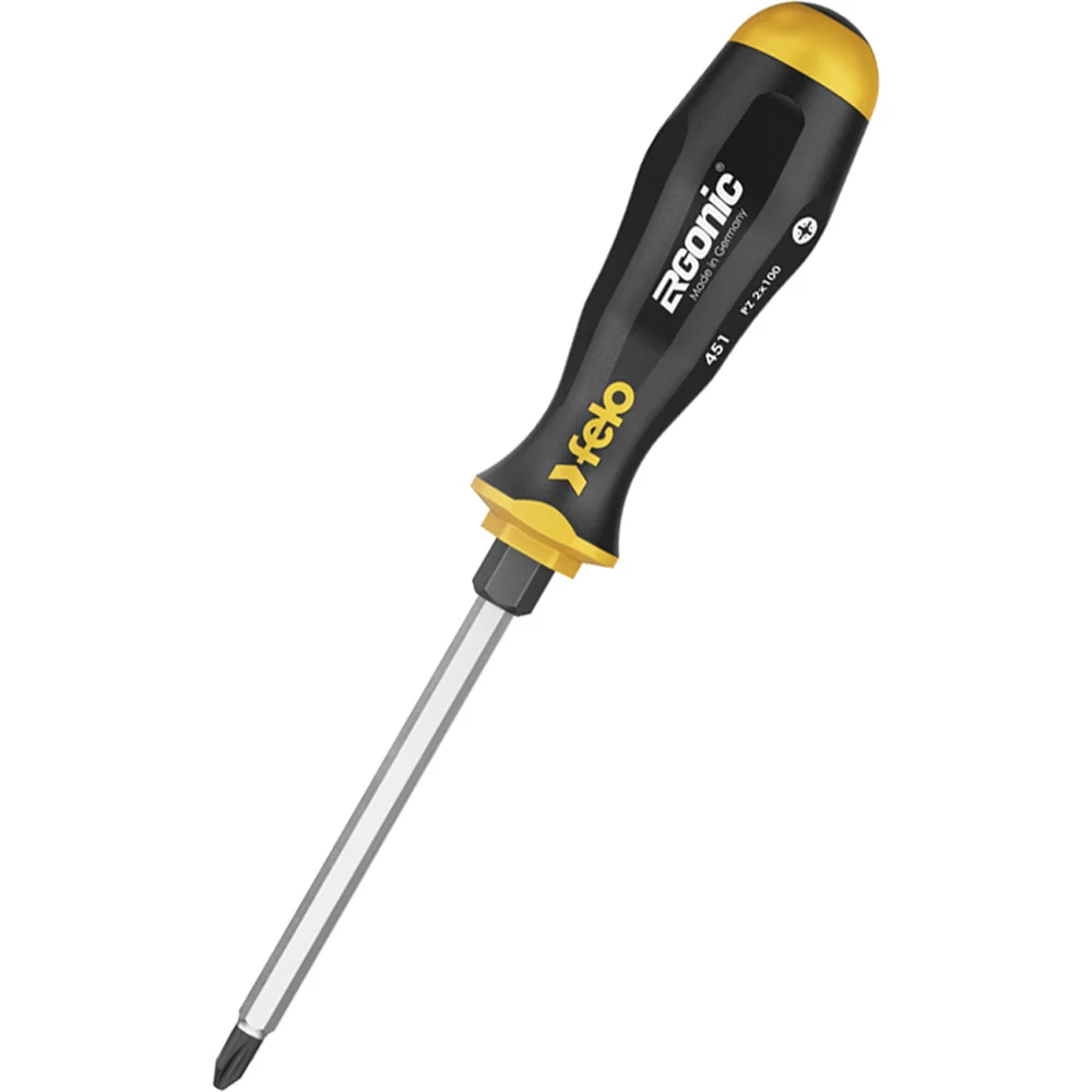 Ударная отвертка Felo Ergonic крестовая, PZ3x150 45130540 — детальное фото