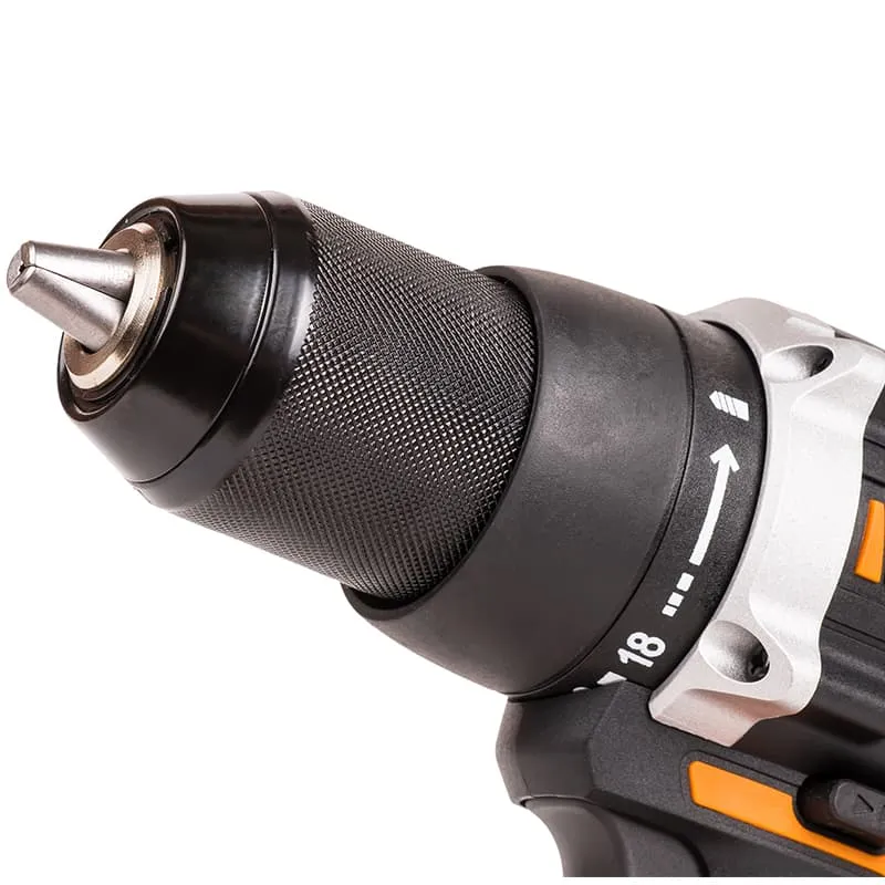 Дрель-шуруповерт WORX WX102 20V аккумуляторная бесщеточная — детальное фото