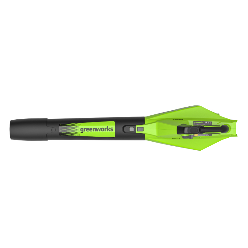 Воздуходувка Greenworks G24BIII 24V 2409607 (145 км/ч) аккумуляторная — детальное фото