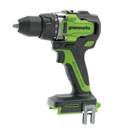 Дрель-шуруповерт ударная Greenworks GD24DD140 24V 3707607 бесщеточная аккумуляторная — детальное фото