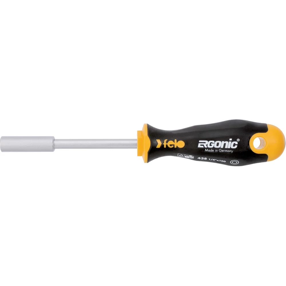 Отвертка Felo Ergonic с насадкой под биты 1/4" 43812540 — детальное фото
