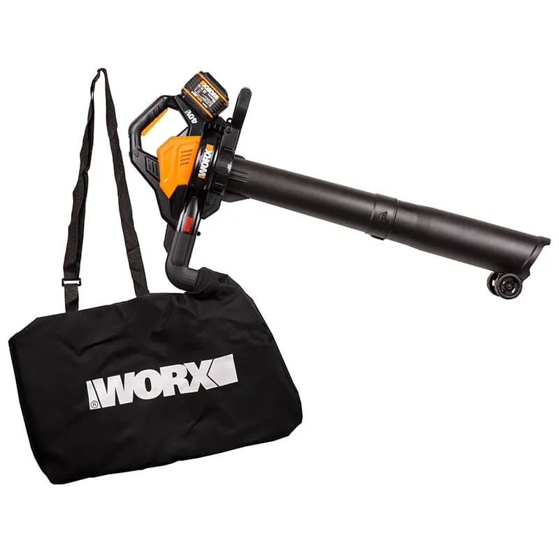 Воздуходувка-пылесос WORX WG583E 40V аккумуляторная бесщеточная — детальное фото