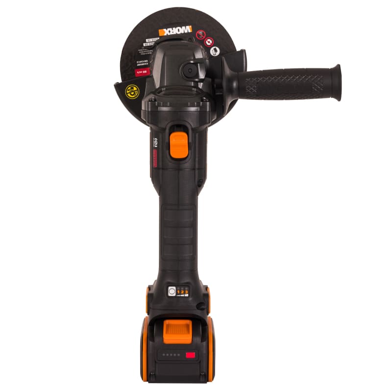 Угловая шлифмашина (болгарка) WORX WX814.9 20V 125мм бесщеточная аккумуляторная без батареи и зарядки — детальное фото
