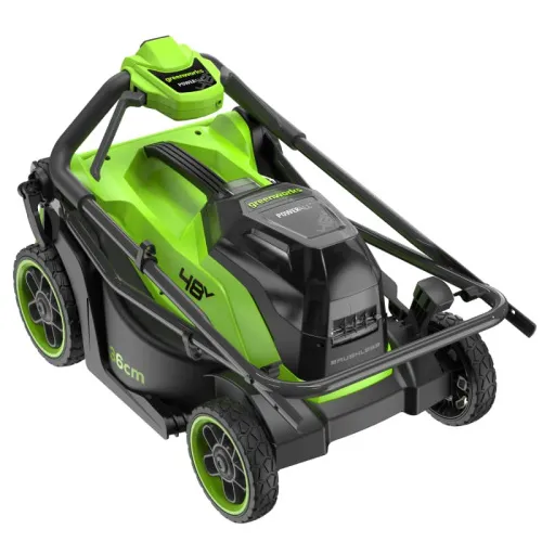 Газонокосилка Greenworks GD24X2LM361 2х24V 2520707 (36 см) бесщеточная аккумуляторная — детальное фото