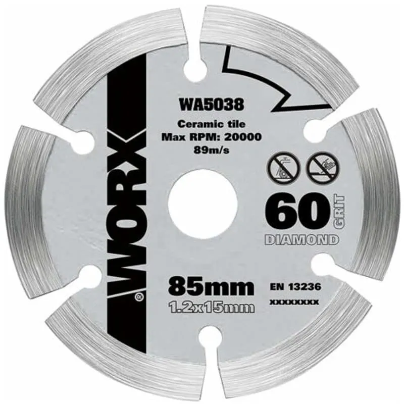 Пильный диск алмазный WORX WA5038 — детальное фото