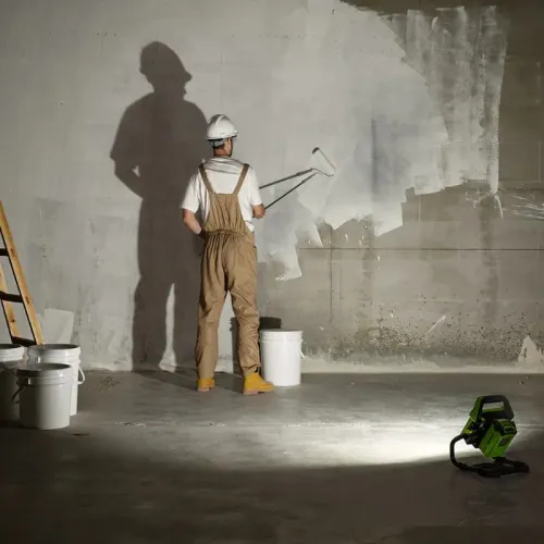 LED-прожектор Greenworks G40WLH 40V/220V 3503907 (1000/2000 лм) с гибридным питанием — детальное фото