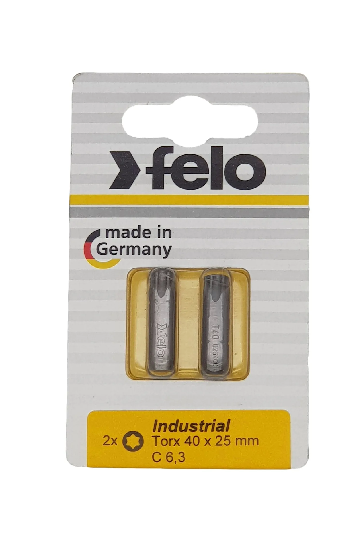 Бита крестовая Torx 40X25, 2 шт Felo 02640036 — детальное фото