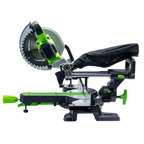 Торцовочная пила Greenworks GD24MS216 24V 1501707 (216x30 мм) с протяжкой бесщеточная аккумуляторная — детальное фото