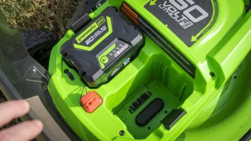 Газонокосилка самоходная Greenworks GD60LM51SP 60V 2514307 (51 см) бесщеточная аккумуляторная — детальное фото