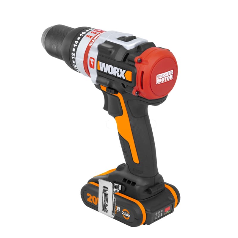 Дрель-шуруповерт ударная WORX WX354 20V 60Нм бесщеточная аккумуляторная — детальное фото