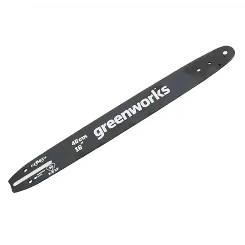 Шина Greenworks 40 см 29757 для цепной пилы Greenworks GD40CS40 40V — детальное фото