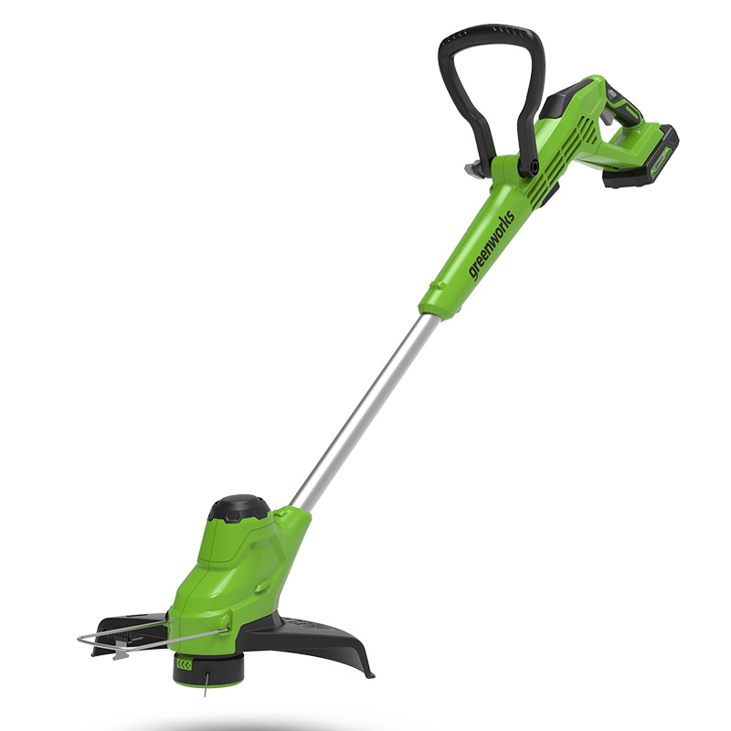 Триммер аккумуляторный Greenworks 30 см 24V G24LT28K2 107107 — детальное фото