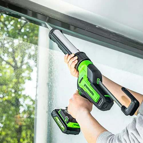 Пистолет для герметика Greenworks G24CAU 24V 3501707 аккумуляторный — детальное фото