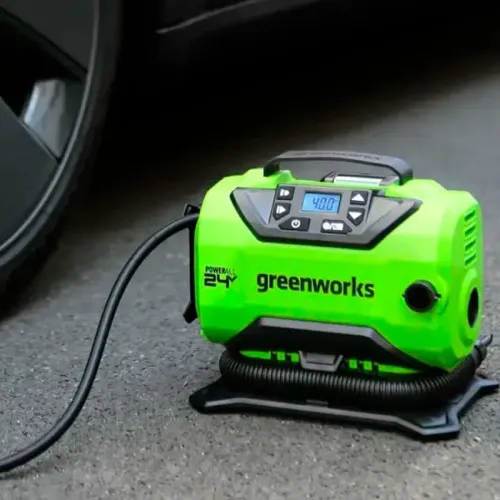 Компрессор Greenworks ACG301 24V/12V 3400807 аккумуляторный — детальное фото
