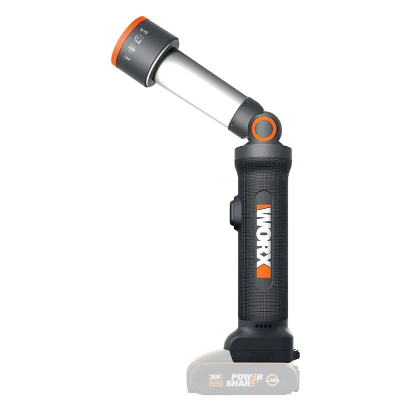 Фонарь-лампа WORX WX027 20V 510лм аккумуляторный — детальное фото