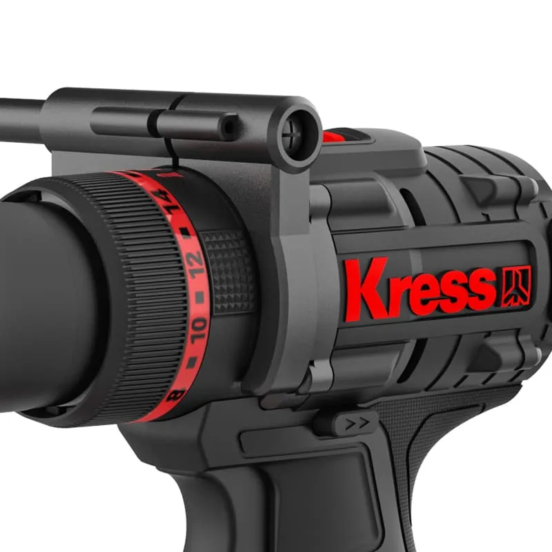 Дрель-шуруповерт ударная KRESS KUC35 20V 150Нм бесщеточная аккумуляторная — детальное фото