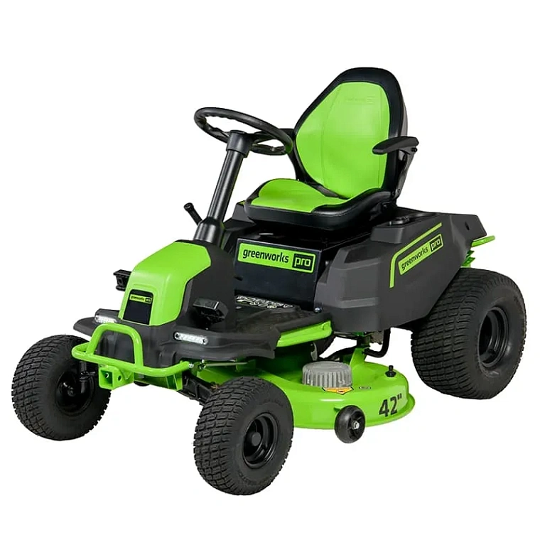 Газонокосилка с сиденьем Greenworks CrossoverT GC82LT107 82V 7404507 (107 см) бесщеточная аккумуляторная